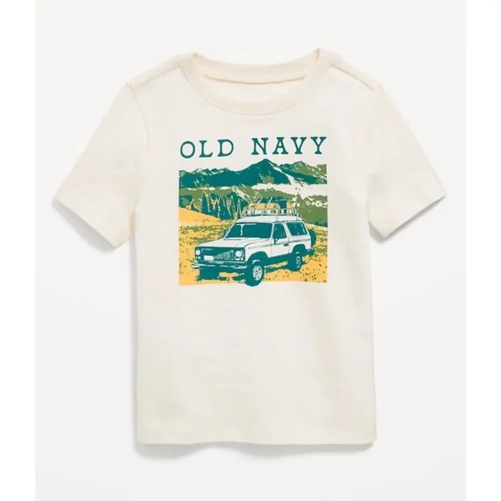 NEW Old Navy Toddler Boys Graphic T-Shirts Lot of 4 Short Sleeve 2T Future King - Picture 2 of 16